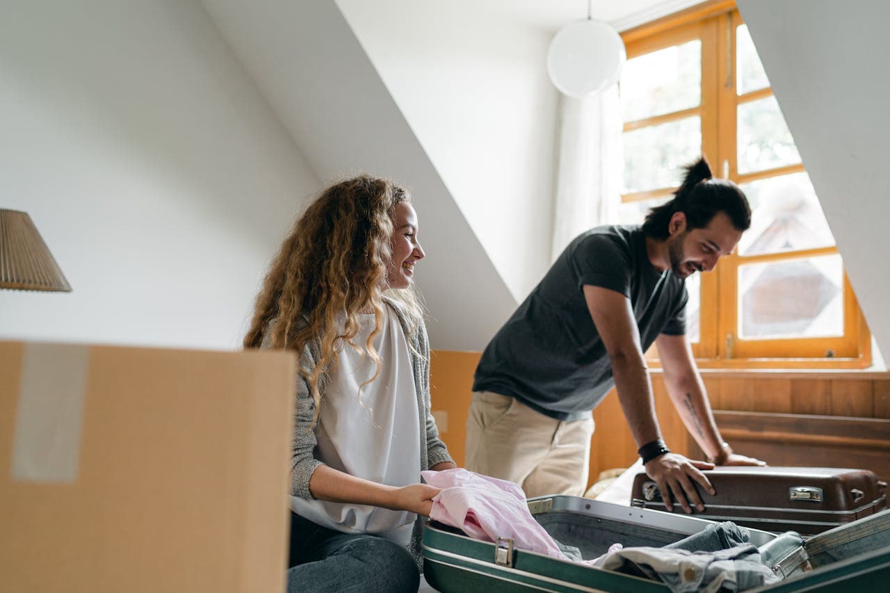 A couple relocating to one of the places to move after living in Terrell Hills