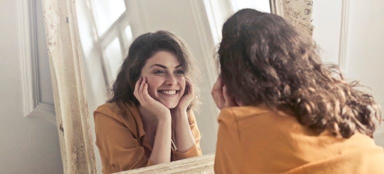A happy person