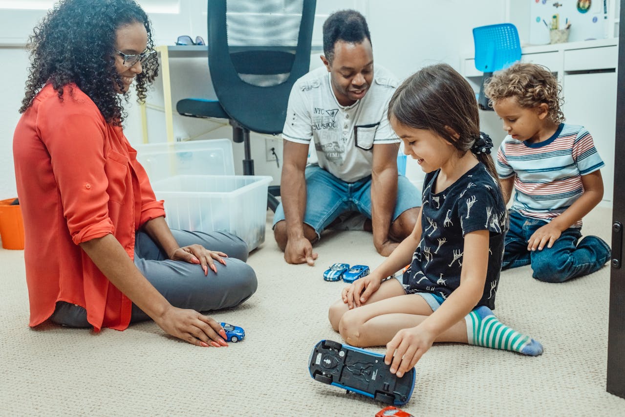 Parents raising kids in Converse