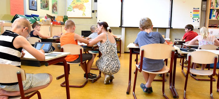 Kids in the classroom