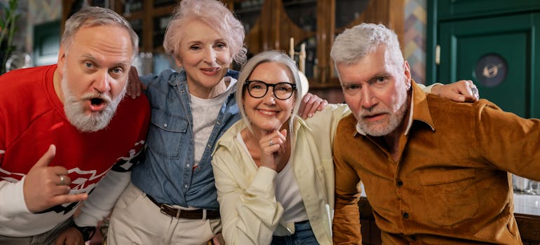 A group of seniors