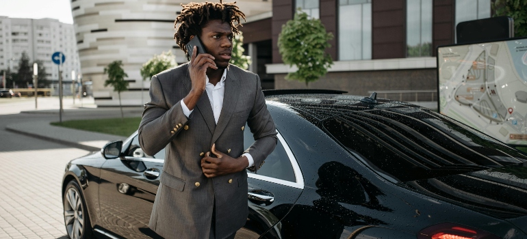 a boy talking on the phone to move to San Antonio from surrounding states