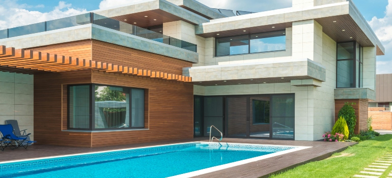 A Modern House with Swimming Pool